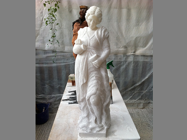 Church memorial restoration - replacement of carved alabaster figures