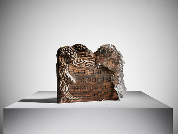 Bespoke wood carving for Vollebak advertising campaign