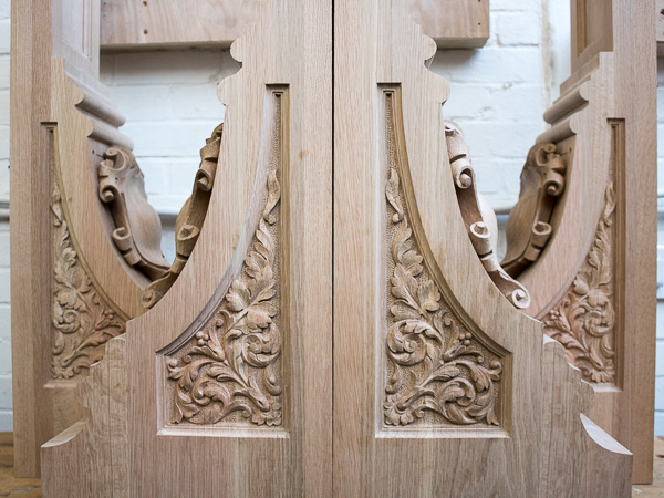 Architectural corbels - Traditional wood carving service for reproduction of architectural features