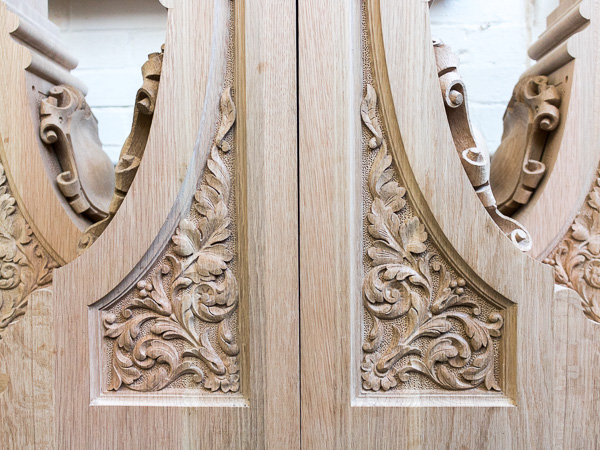 Architectural reproduction carving - Foliage relief